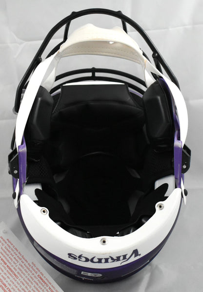Justin Jefferson Autographed Minnesota Vikings SpeedFlex Helmet