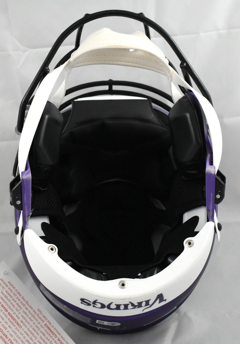 Justin Jefferson Autographed Minnesota Vikings SpeedFlex Helmet