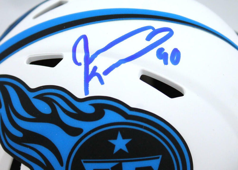 Jevon Kearse Signed Tennessee Titans Lunar Speed Mini Helmet