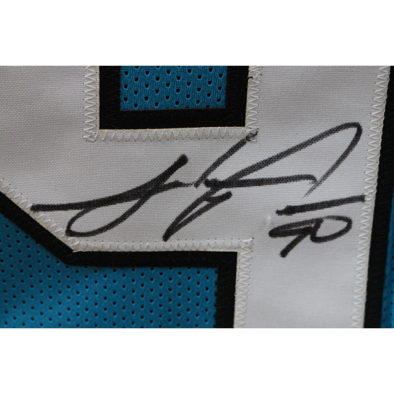 Julius Peppers Signed Pro Style Blue Football Jersey (Beckett)