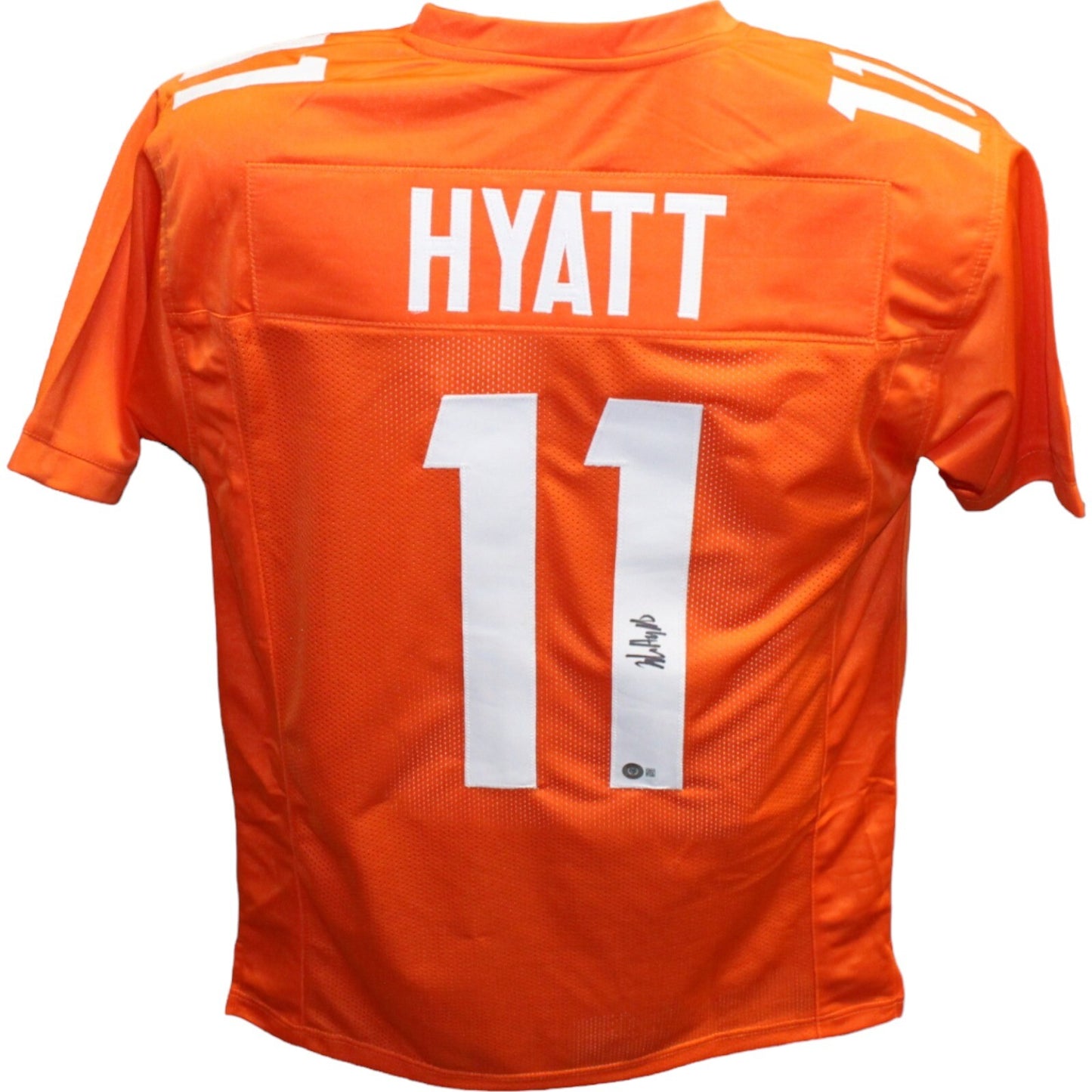 Jalin Hyatt Signed Tennessee Volunteers Style Football Jersey - Beckett