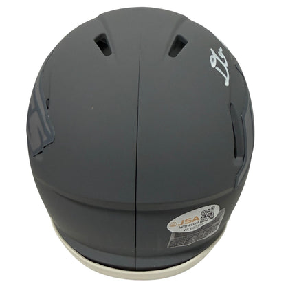 D'Angelo Ponds Signed New York Jets Slate Mini Helmet