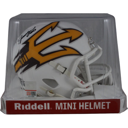 Jordyn Tyson Autographed Arizona State Sun Devils White Mini Helmet