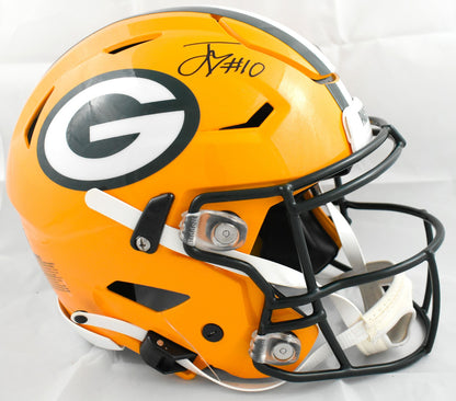 Jordan Love Signed Green Bay Packers Full Size Speedflex Helmet