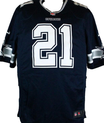 Ezekiel Elliott Autographed Dallas Cowboys Blue Nike Jersey