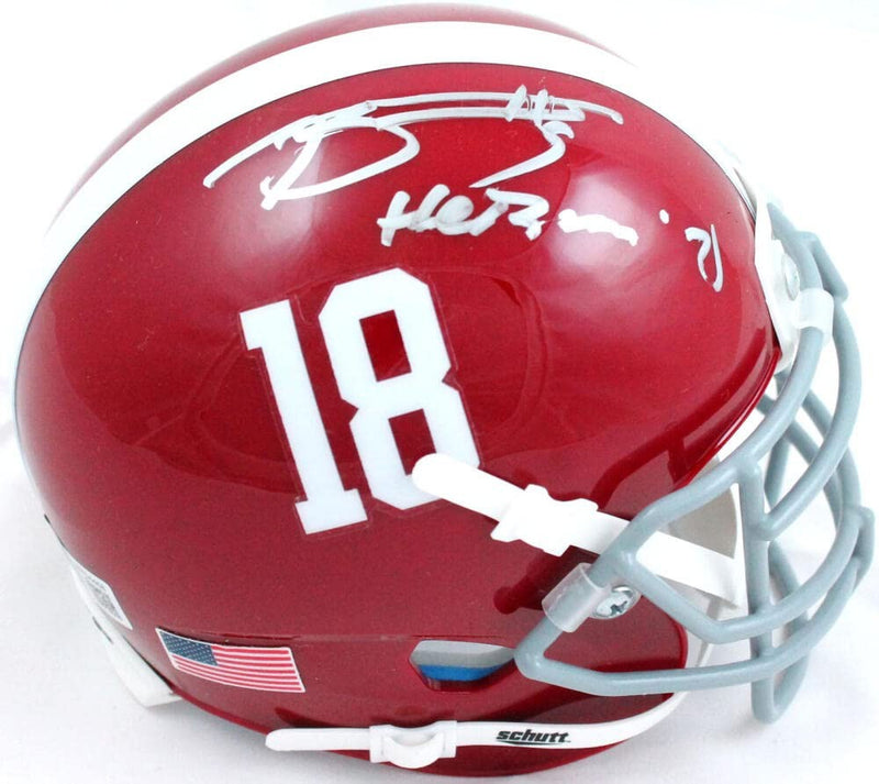 Bryce Young Signed Alabama Crimson Tide Mini Helmet (Heisman 21)
