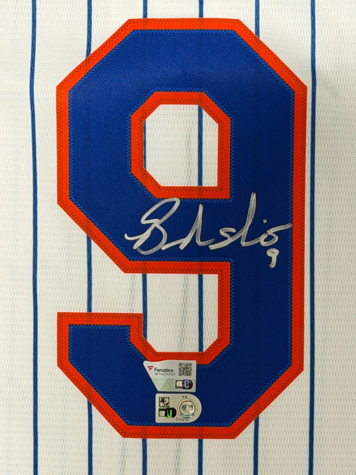 Brandon Nimmo New York Mets Autographed Nike Jersey