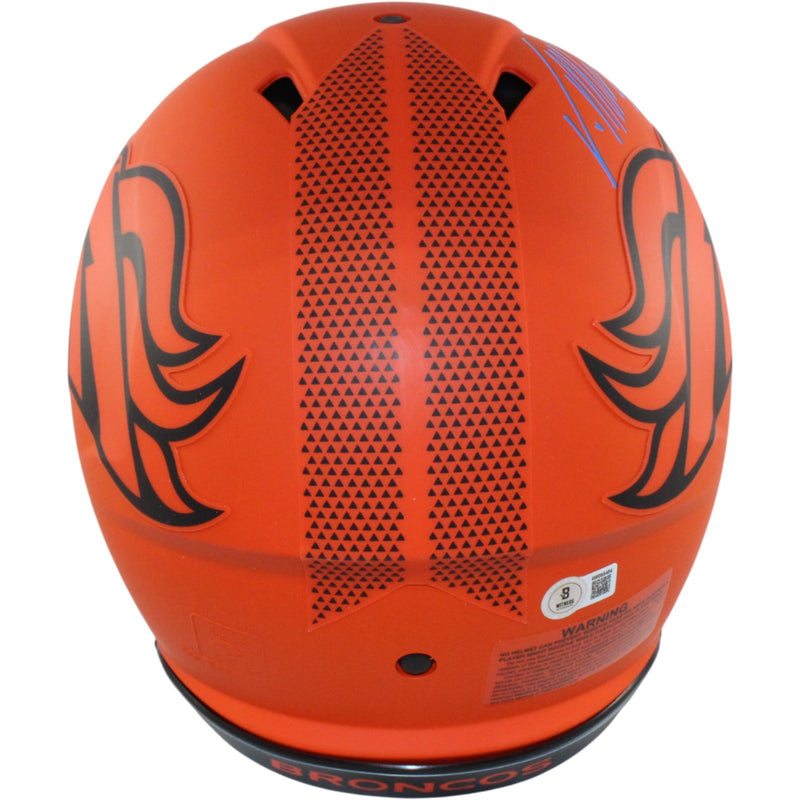 Von Miller Denver Broncos Autographed Full Size Authentic Rave Helmet
