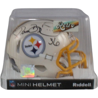 Jerome Bettis Signed Pittsburgh Steelers Retro Mini Helmet
