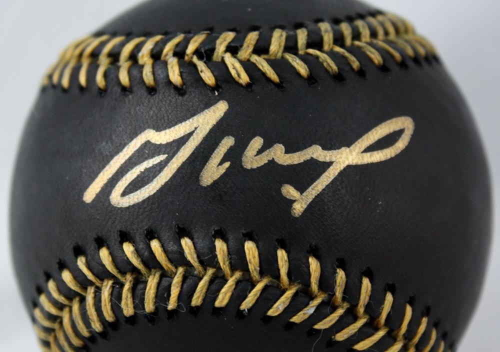 Jose Altuve Signed Rawlings Official Major League Black Baseball