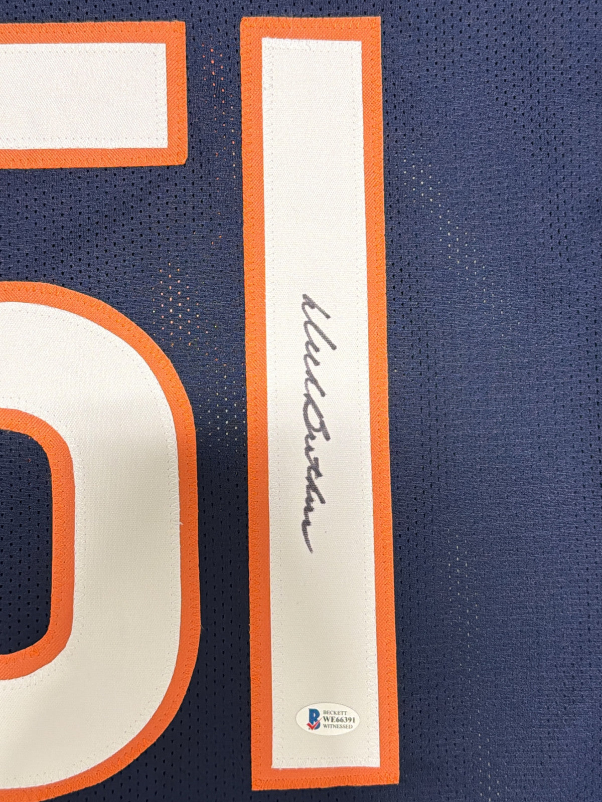 Dick Butkus Signed Chicago Bears Custom Jersey