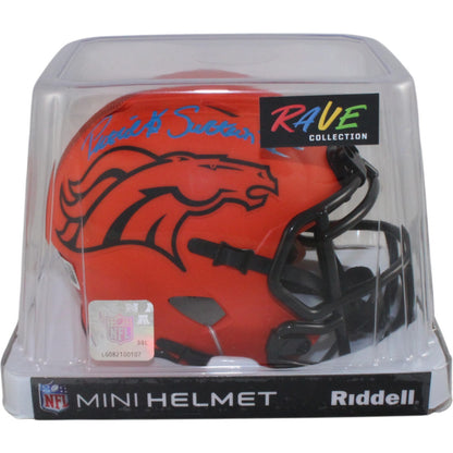 Patrick Surtain Denver Broncos Autographed Riddell Rave Mini Helmet