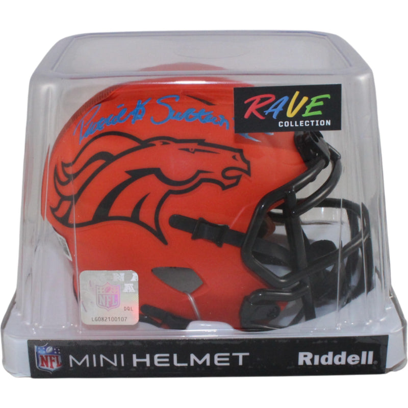 Patrick Surtain Denver Broncos Autographed Riddell Rave Mini Helmet