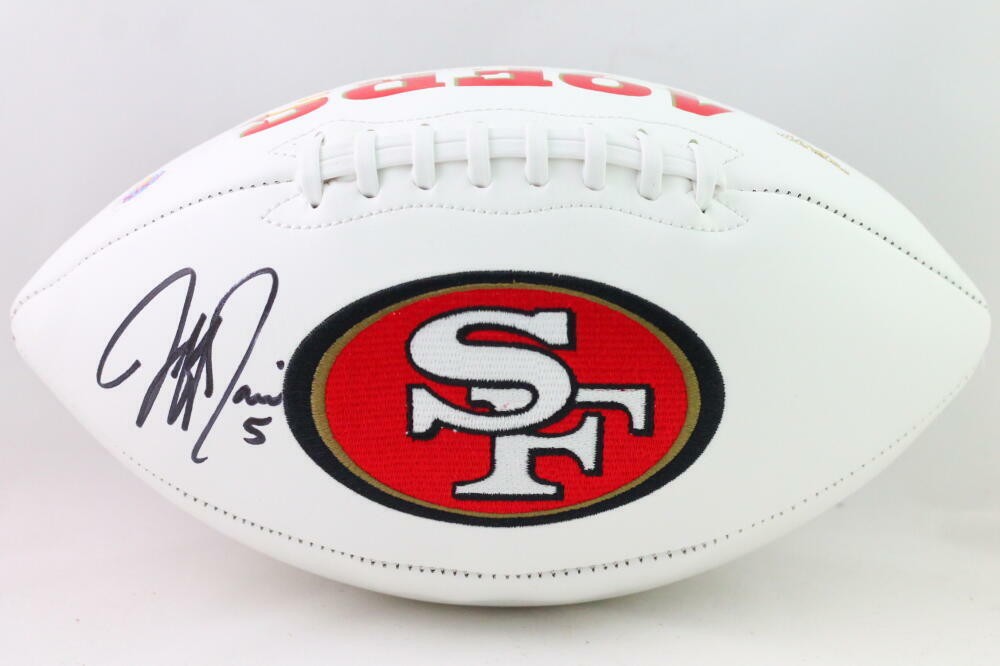 Jeff Garcia Signed San Francisco 49ers Logo Football
