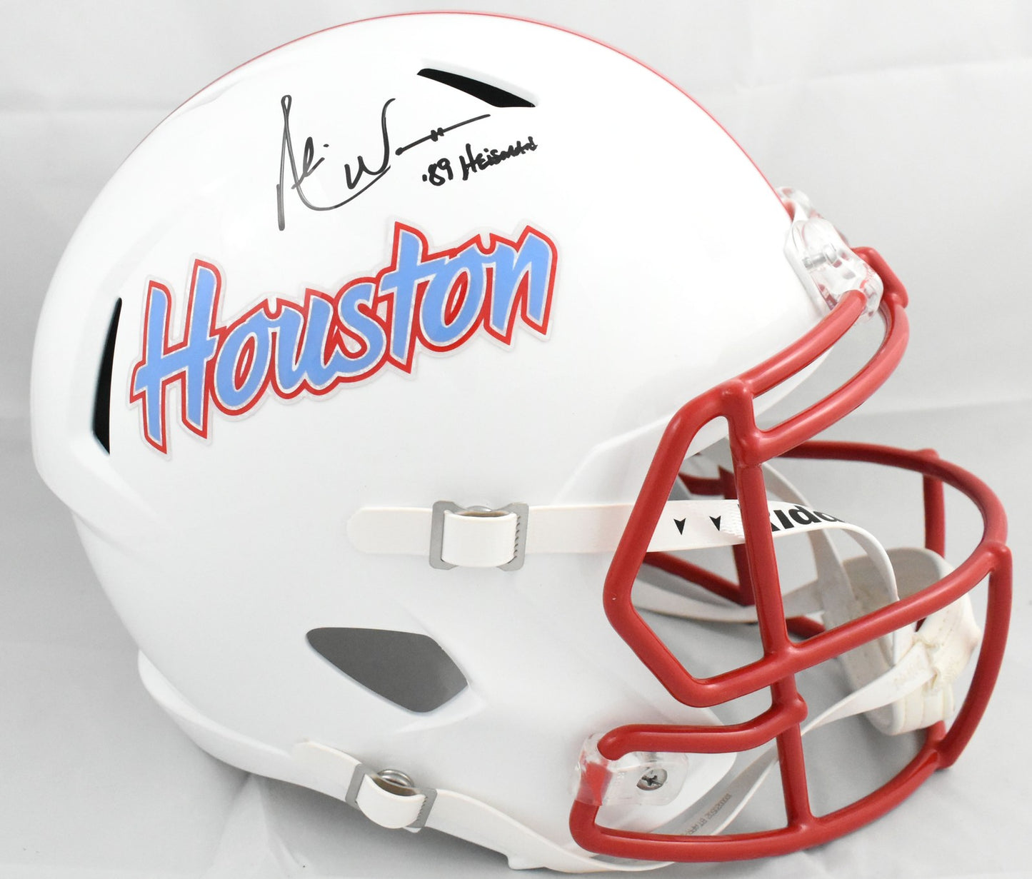 Andre Ware Signed Houston Cougars Full Size Throwback Helmet