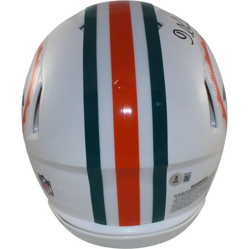 Devon Achane Miami Dolphins Autographed Full Size Authentic Tribute Helmet