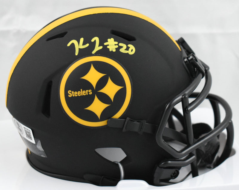 Kaleb Johnson Signed Pittsburgh Steelers Eclipse Speed Mini Helmet