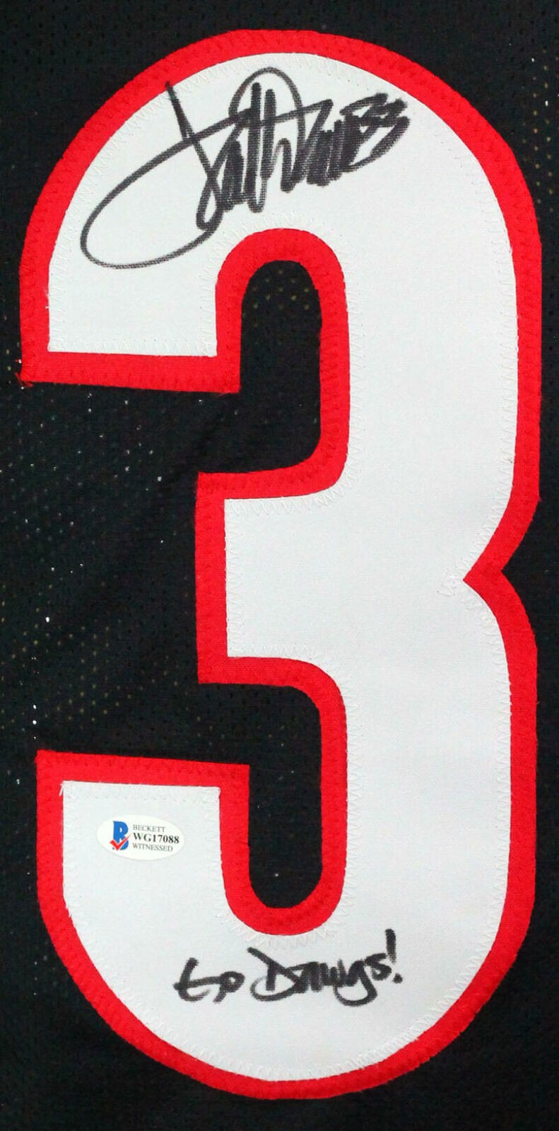 Terrell Davis Autographed Georgia Bulldogs Custom Jersey