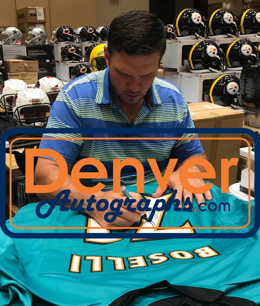 Tony Boselli Autographed Jacksonville Jaguars Custom Football Jersey