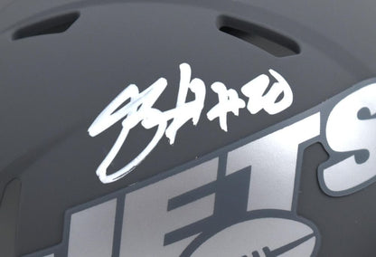 Breece Hall Signed New York Jets Slate Speed Mini Helmet