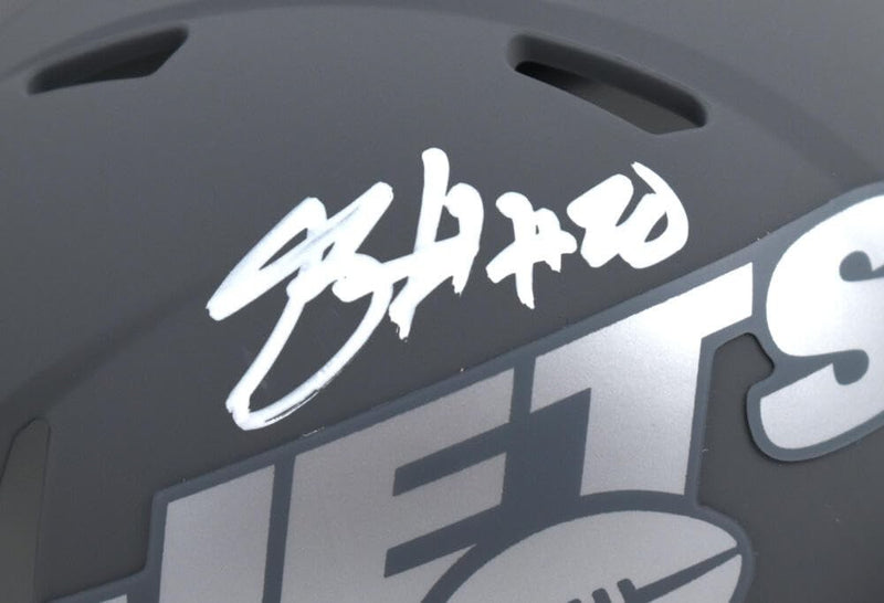 Breece Hall Signed New York Jets Slate Speed Mini Helmet