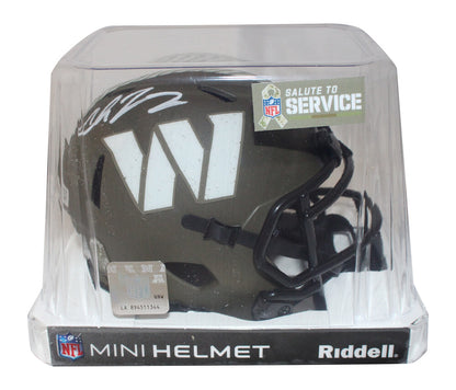 Chase Young Signed Washington Commanders Salute to Service Mini Helmet