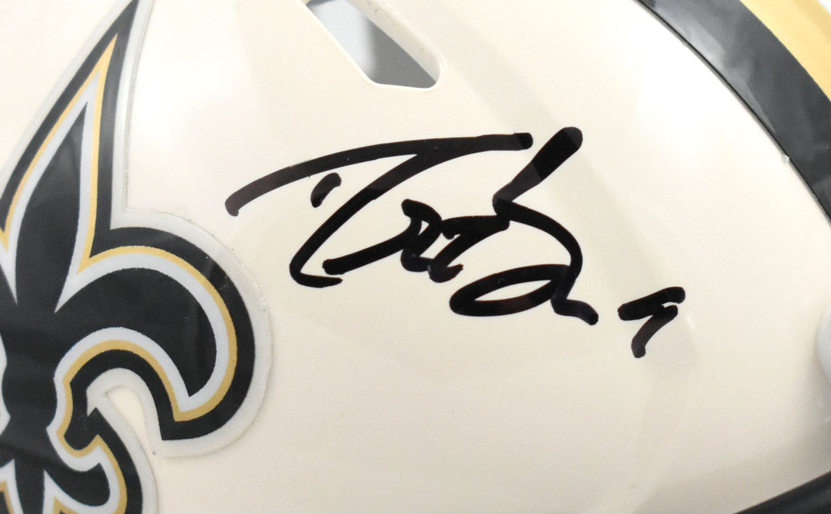 Drew Brees Signed New Orleans Saints Retro Speed Mini Helmet