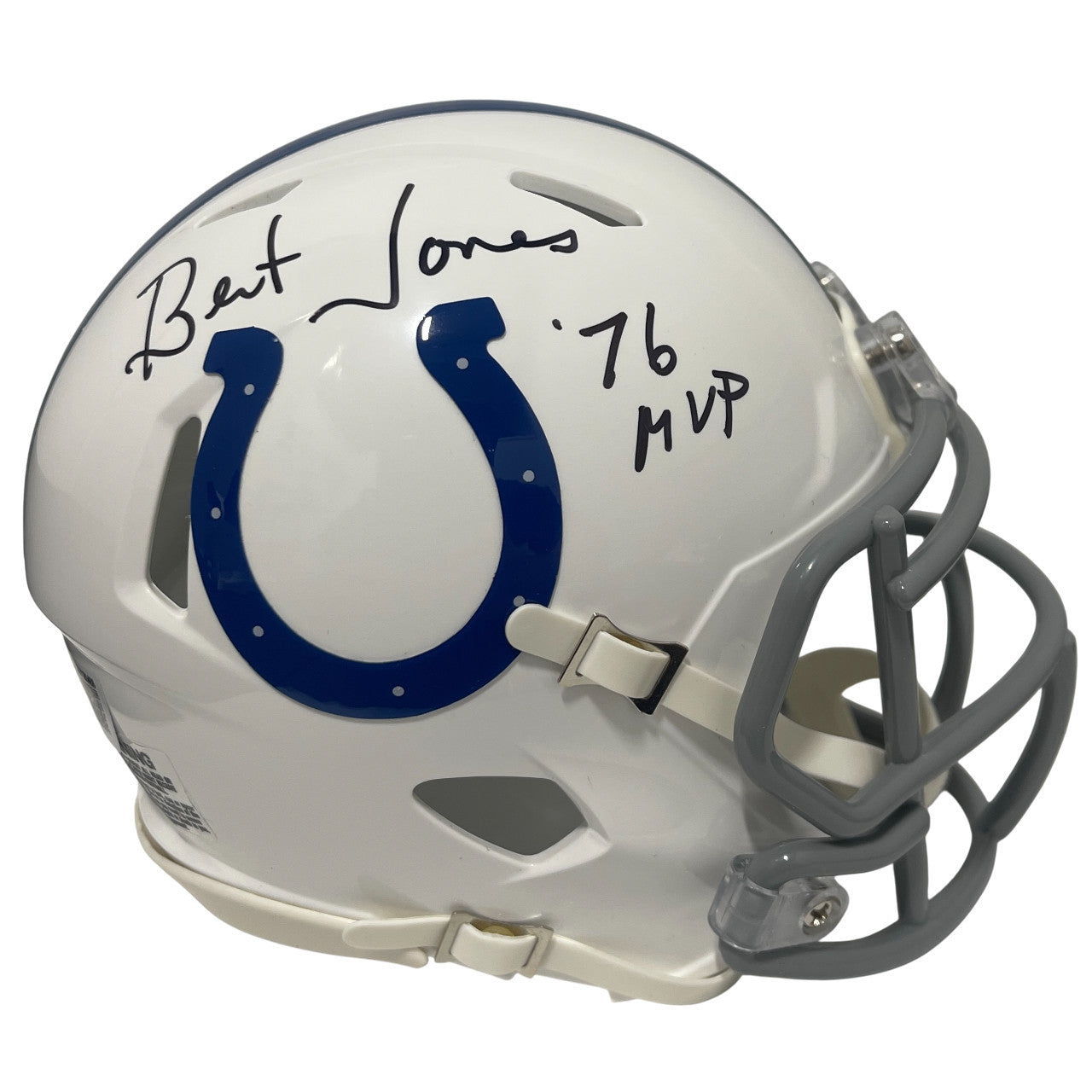 Bert Jones Signed Baltimore Colts Speed Mini Helmet with '76 MVP Inscription