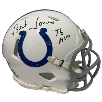 Bert Jones Signed Baltimore Colts Speed Mini Helmet with '76 MVP Inscription