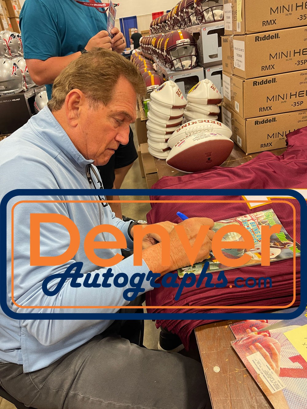 Joe Theismann Autographed Washington Redskins Sports Illustrated Magazine