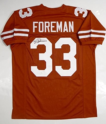 D'onta Foreman Signed Texas Longhorns Style Orange Jersey