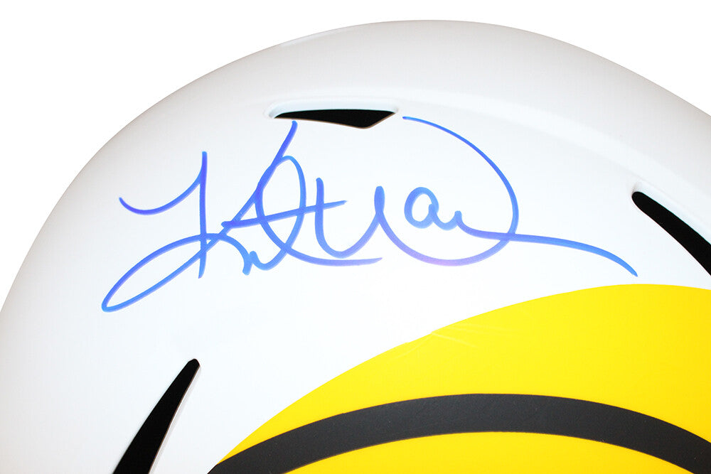 Kurt Warner Signed Los Angeles Rams Full Size Speed Lunar Replica Helmet