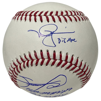Sammy Sosa & Mark McGwire Dual Signed Official MLB Baseball (2 Insc) BAS