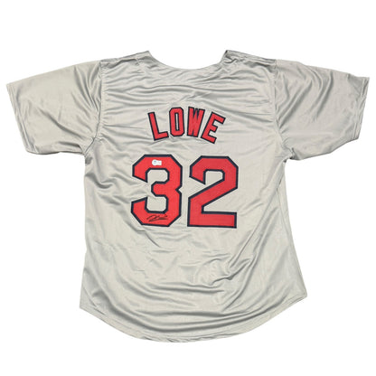 Derek Lowe Signed Boston Red Sox Custom Jersey BAS COA