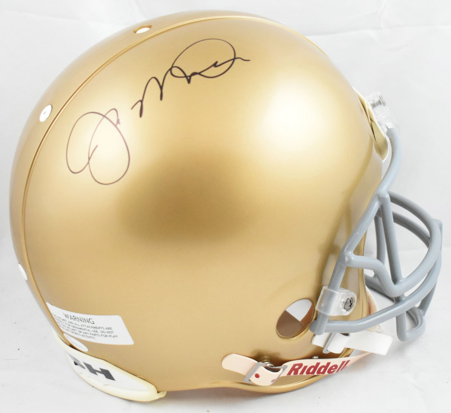 Joe Montana Autographed Notre Dame Full Size Authentic Helmet