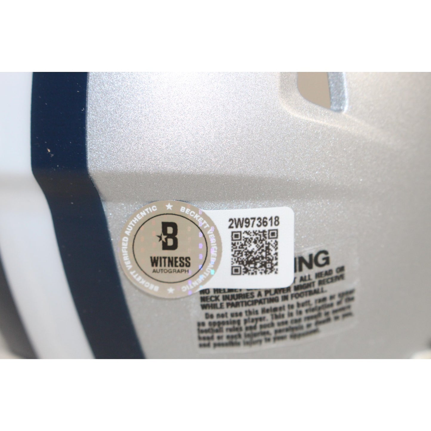 Brandon Aubrey Dallas Cowboys Autographed Mini Helmet Beckett Witnessed