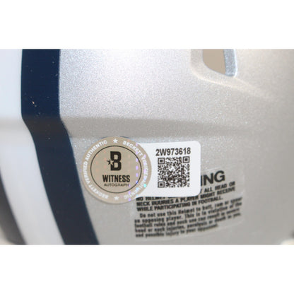 Brandon Aubrey Dallas Cowboys Autographed Mini Helmet Beckett Witnessed