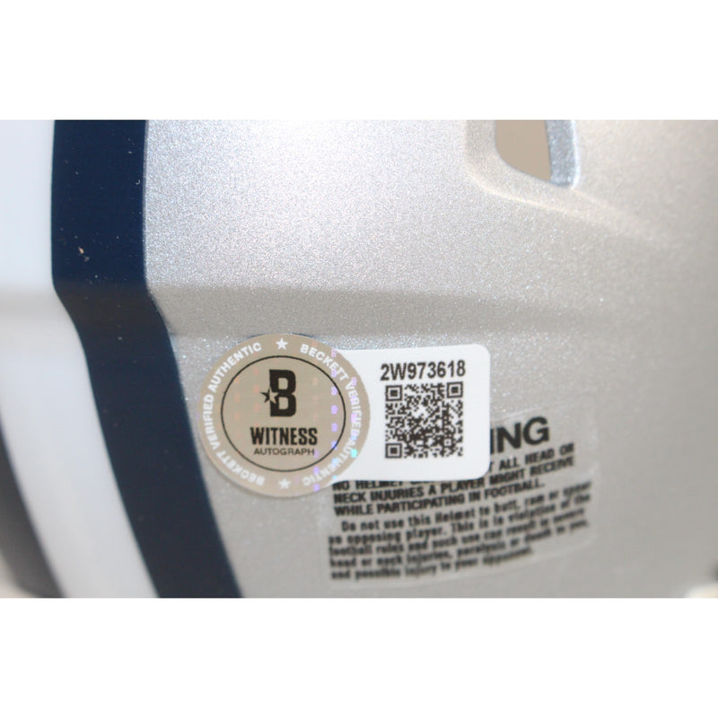Brandon Aubrey Dallas Cowboys Autographed Mini Helmet Beckett Witnessed