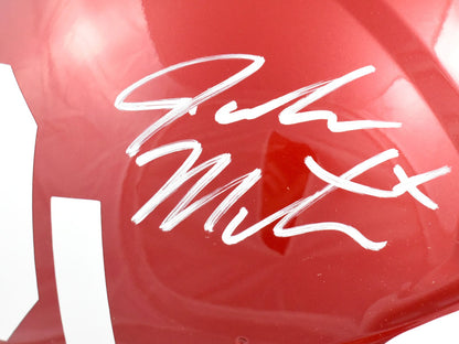 John Mateer Signed Oklahoma Sooners Full Size Speed Authentic Helmet