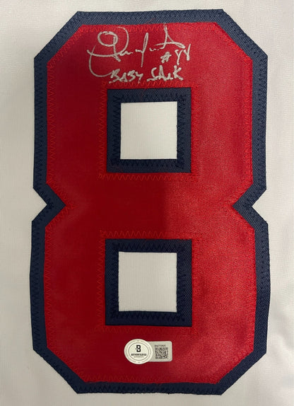 Gerardo Parra Signed Washington Custom Jersey with "Baby Shark" Inscription