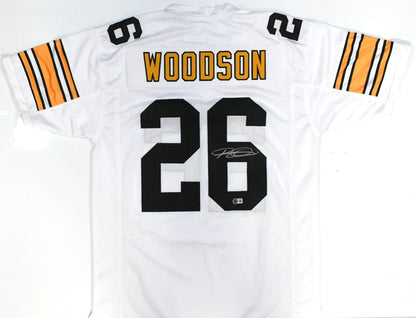 Rod Woodson Autographed Pittsburgh Steelers White Custom Jersey