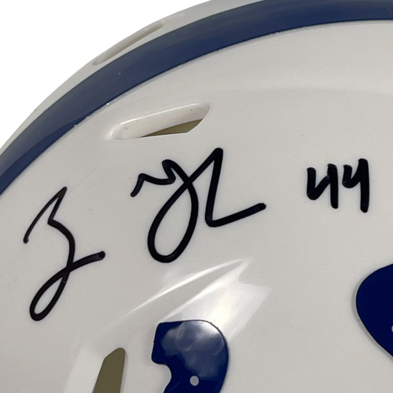 Zaire Franklin Signed Indianapolis Colts Speed Mini Helmet Beckett COA