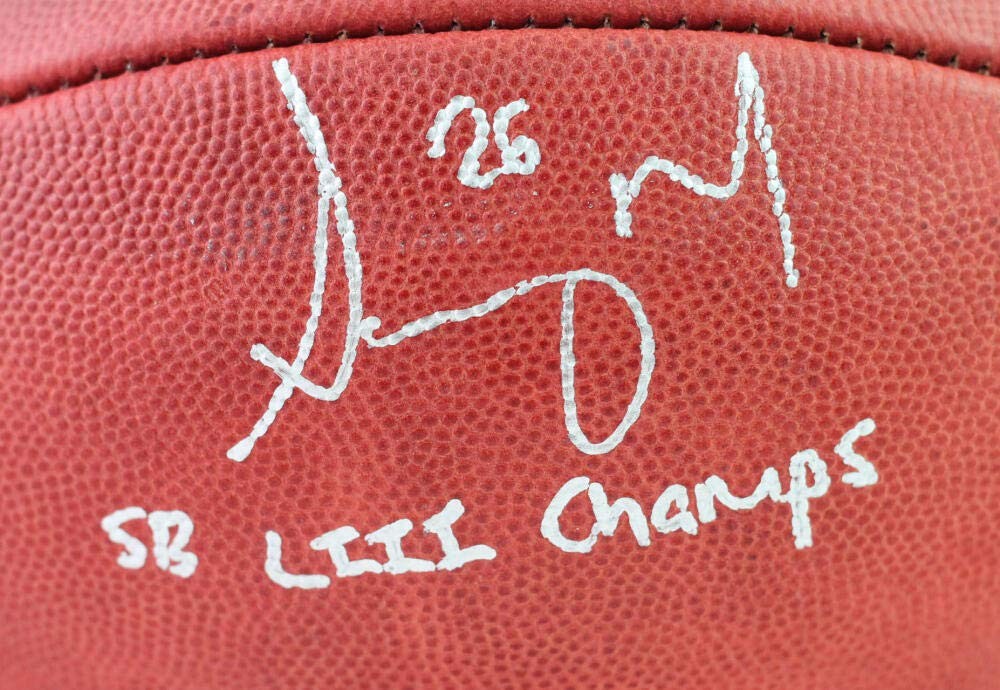 Sony Michel Signed New England Patriots Duke Football