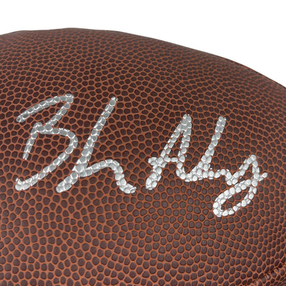 Justin Tucker & Brandon Aubrey Dual Signed Wilson Football Beckett BAS COA
