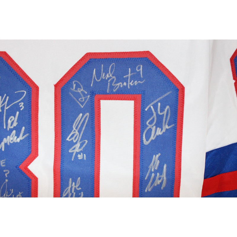 1980 USA "Miracle on Ice" Team Multi-Signed White Hockey Jersey (18 Sigs)