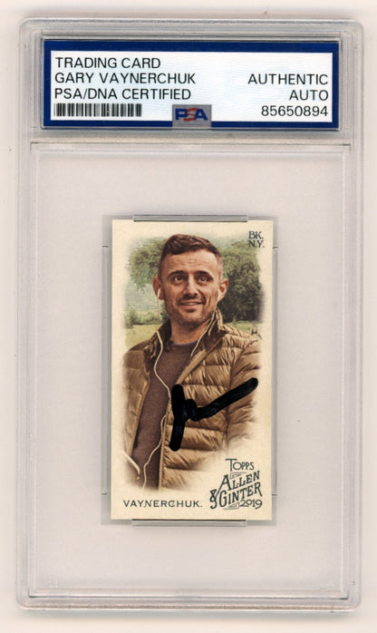 Gary Vaynerchuk Signed 2019 Topps Allen & Ginter Mini Trading Card