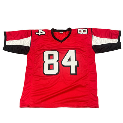 Roddy White Signed Atlanta Falcons Custom Football Jersey (Beckett COA)