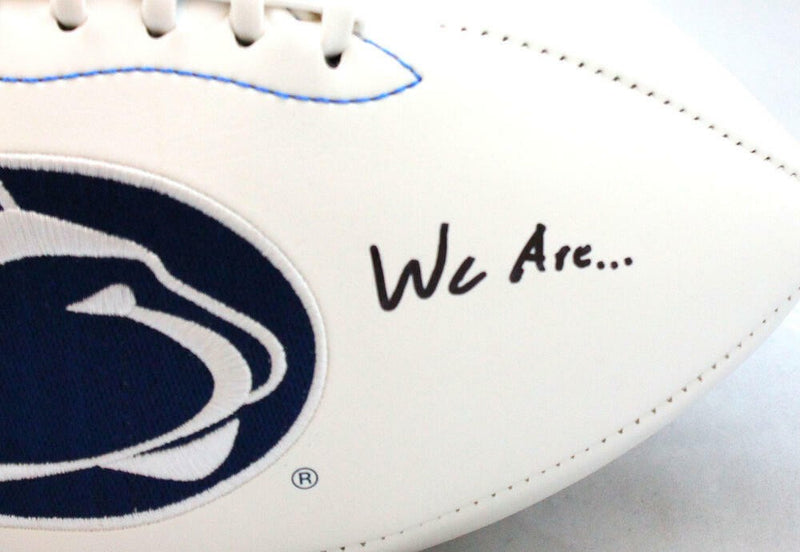 Miles Sanders Signed Penn State Nittany Lions Logo Football with Inscription