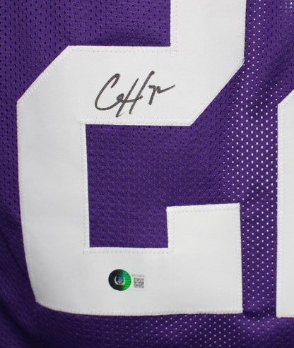 Clyde Edwards-Helaire Signed LSU Tigers Custom College Jersey BAS