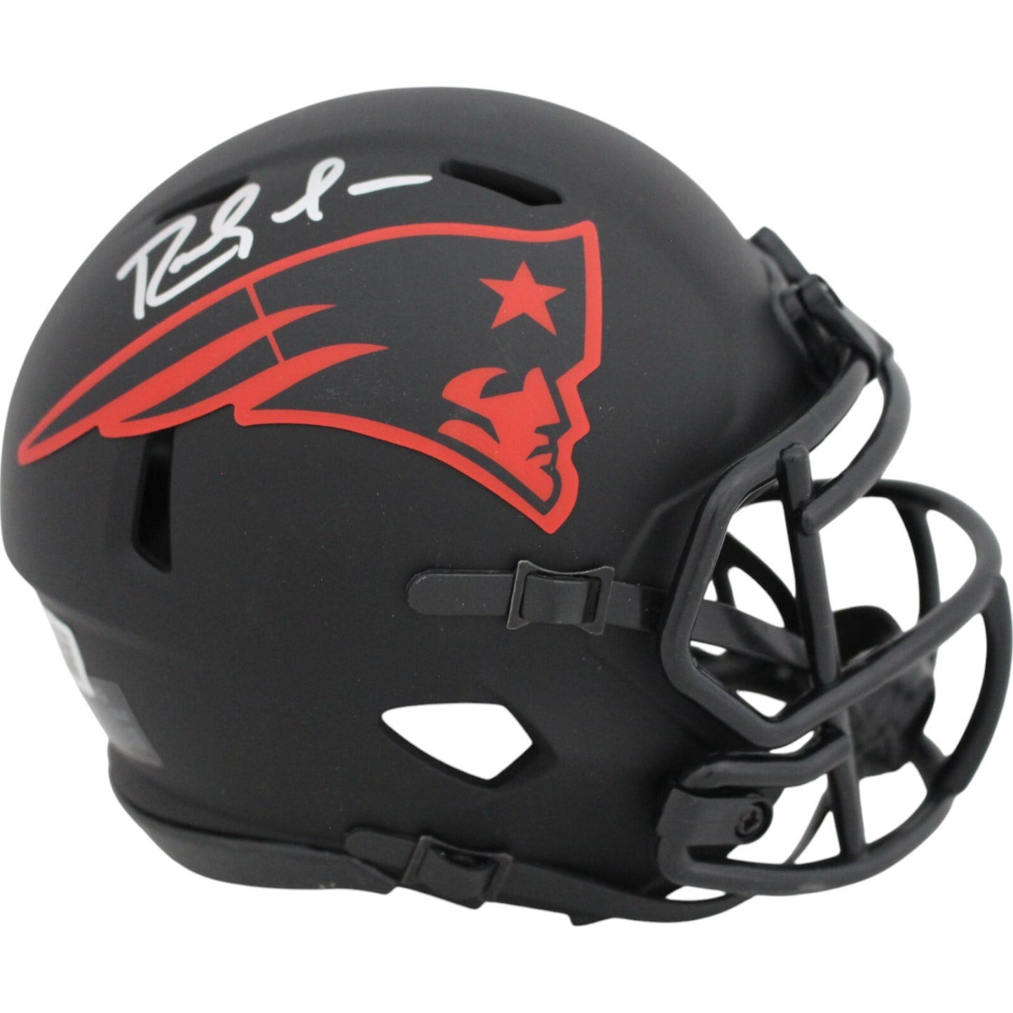 Randy Moss New England Patriots Riddell Eclipse Speed Mini Helmet Beckett